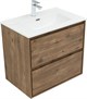 AQUANET Тумба с раковиной Милан 70 цв. дуб рустикальный AQUANET-340163