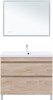 AQUANET Тумба с раковиной Нота New 100 дуб светлый AQUANET-345807