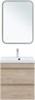 AQUANET Тумба с раковиной Нота new 58 цв.дуб светлый AQUANET-335880
