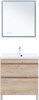 AQUANET Тумба с раковиной Нота New 75 дуб светлый AQUANET-345801