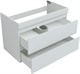 AQUANET Тумба с раковиной Нота new 90 цв.белый глянец AQUANET-335872