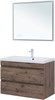 AQUANET Тумба с раковиной Нота new 90 цв.дуб веллингтон табак AQUANET-335877