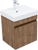 AQUANET Тумба с раковиной Оптима 50 цв. дуб рустикальный AQUANET-345347