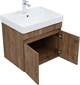 AQUANET Тумба с раковиной Оптима 60 цв. дуб рустикальный AQUANET-345351