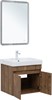 AQUANET Тумба с раковиной Оптима 60 цв. дуб рустикальный AQUANET-345351