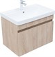 AQUANET Тумба с раковиной Оптима 70 цв. дуб светлый AQUANET-345357