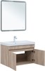 AQUANET Тумба с раковиной Оптима 80 цв. дуб светлый AQUANET-345361