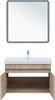 AQUANET Тумба с раковиной Оптима 80 цв. дуб светлый AQUANET-345361