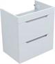 AQUANET Тумба с раковиной Практика 60 2 ящ. цв.белый матовый AQUANET-332510