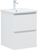 AQUANET Тумба с раковиной Эмбер 50 2 ящ. цв.белый матовый (раковина Urban) AQUANET-332505
