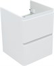 AQUANET Тумба с раковиной Эмбер 50 2 ящ. цв.белый матовый (раковина Urban) AQUANET-332505
