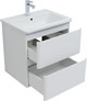 AQUANET Тумба с раковиной Эмбер 60 2 ящ. цв.белый матовый (раковина Urban) AQUANET-332503