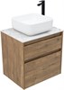 AQUANET Тумба под раковину Nova Lite 2.0 60 дуб рустикальный AQUANET-346315