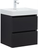 AQUANET Тумба под раковину Вега 2.0 50 черный AQUANET-362542