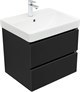 AQUANET Тумба под раковину Вега 2.0 60 черный AQUANET-362548
