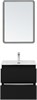 AQUANET Тумба под раковину Вега 2.0 60 черный AQUANET-362548