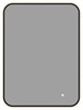 AQUANET Зеркало Контур 600х800 LED TX черный AQUANET-367649