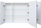 AQUANET Зеркальный шкаф Оптима 120 с LED подсветкой AQUANET-341429