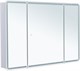 AQUANET Зеркальный шкаф Оптима 120 с LED подсветкой AQUANET-341429