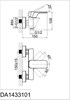 DK Смеситель для душа Berlin DA1433113 DA1433113