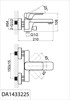DK Смеситель для ванны с душем Berlin.Technische DA1433225 DA1433225