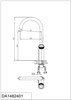 DK Смеситель высокий для кухни Bayern.Alfeld DA1482401 DA1482401