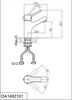 DK Смеситель для раковины Rhein.Dusseldorf DA1492101 DA1492101
