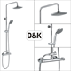 DK Термостатическая душевая система Bayern.Potsdam DA2113701B09 DA2113701B09
