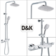 DK Термостатическая душевая система Bayern.Potsdam DA2143741B14 DA2143741B14