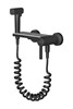 DK Смеситель для душа DA1504545 с гигиеническим душем черный DA1504545