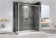 ABBER Komfort Душевой уголок прямоугольный двери раздвижные размер 140x100 см, профиль - хром / стекло - прозрачное AG93140-S102