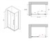 ABBER Schwarzer Diamant Душевой уголок прямоугольный двери раздвижные размер 160x60 см, профиль - черный / стекло - прозрачное AG30160BH-S60B