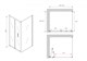 ABBER Sonnenstrand Душевой уголок прямоугольный двери складная размер 120x70 см, профиль - черный / стекло - прозрачное AG07120B-S70B