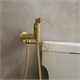 AQUATEK Alpha Комплект для гигиенического душа встроенный (смеситель + гигиеническая лейка + шланг), шлиф. золото AQ1919BG