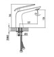 CREAVIT Cмеситель для раковины BLOOM BL1511-B