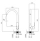 CREAVIT Cмеситель для раковины PURE PR8501 PR8501