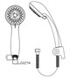 CREAVIT Душевой гарнитур SH115 SH115
