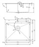DK Кухонная мойка нержавеющая сталь графит (S605006) DKS605006