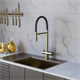 DK Смеситель для кухонной мойки с фильтром матовое золото (DA1462507Gold) DA1462507Gold