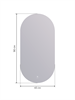 DK Зеркало  Мюнхен (M?nchen) Классик 90х45 золото с подсветкой (MMUC9045CGLD) DQMMUC9045CGLD