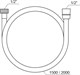 RAVAK Душевой шланг 150 см, SatinFlex 913.12WV БЕЛЫЙ ВЕЛЬВЕТ X07P683