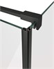 RAVAK COSD1-80 черный + Транспарент Душевые двери распашные X0VV40300Z1