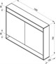 RAVAK Step Тумба под умывальник подвесная ширина 100 см, белый X000001417