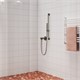 RAVAK Смеситель скрытого монтажа Espirit ES 061.00CR.O2, с автоматическим выключателем, брашированный графит X070322