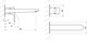 RAVAK Смеситель для умывальника EL 019.20GB.O1 настенный ГРАФИТ (1 вывод) + нужен RB 07B.50 (X070231) X070329