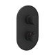 RAVAK Смеситель скрытого монтажа CR II 067.20BL.O3 ЧЕРНЫЙ (3 вывода) + нужен RB 071.50 (X070074) X070469