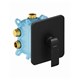 RAVAK Смеситель настенный без переключателя FL 066.20 для R-box черный X070180