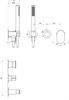 RAVAK Смеситель скрытого монтажа SG 065.10WHM.O2+S БЕЛЫЙ МАТОВЫЙ (2 вывода) X070575