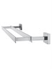 WONZON & WOGHAND Полотенцедержатель двойной FLAT, Хром (WW-9711-60CM) WW-9711-60CM