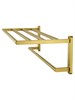 WONZON & WOGHAND Полотенцедержатель с полкой GRAFFITY, Брашированное золото (WW-9381-BG) WW-9381-BG